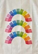 Freo Rainbow Tea towel