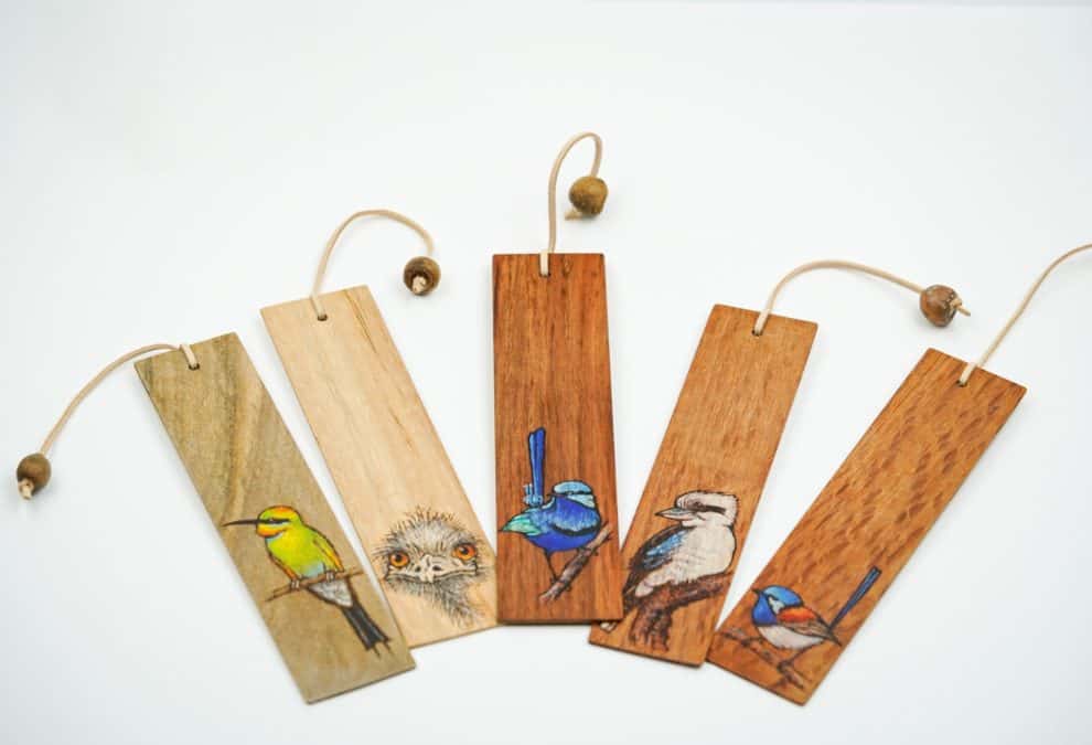 Timber Bookmarks Fauna and Flora Pyrography (1)