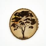 Timber Coasters Fauna and Flora Pyrography (2)