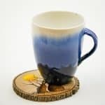 Timber Coasters Fauna and Flora Pyrography (5)