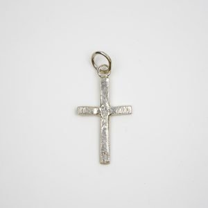 Fine Silver Cuttlefish Cast Crucifix