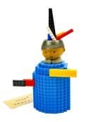 Peter Loved his Lego Assemblage Sculpture (1)