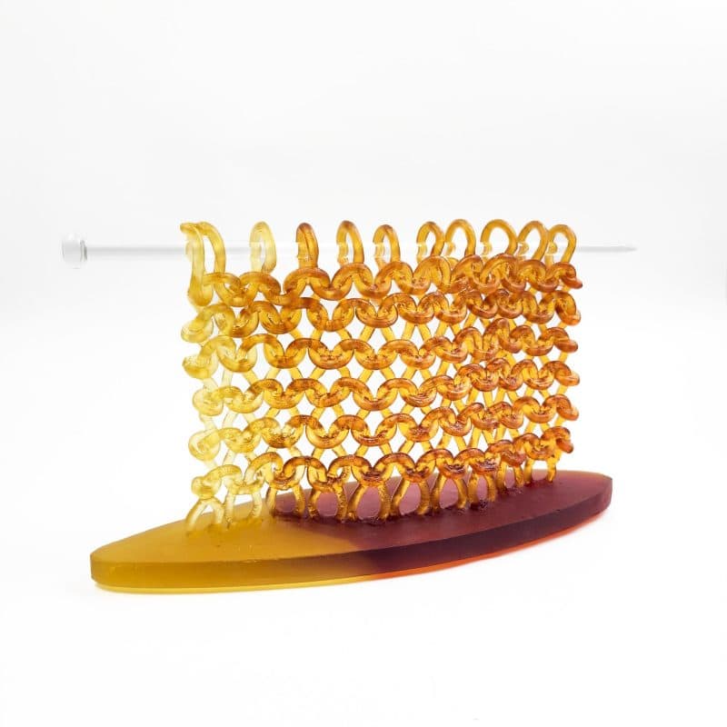 amber delight Knitting sculpture (4)