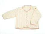 Baby white and pink Jacket Jo Barrie Western Australian Textile Artist