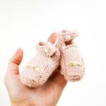 Babys silk shoes Jo Barrie Western Australian Textile Artist