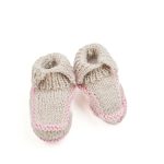 Handknitted Baby Booties (2) Jo Barrie Western Australian Textile Artist