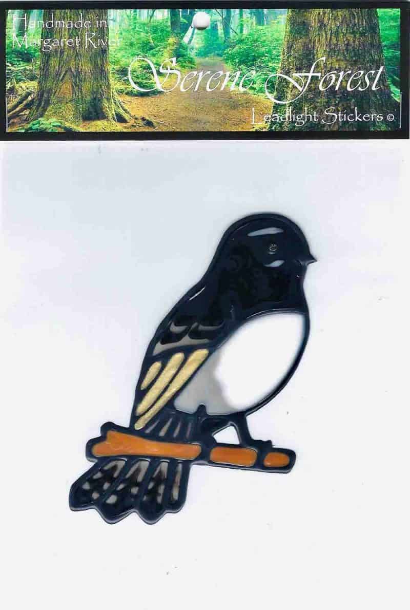 Serene Forest Leadlight Sticker