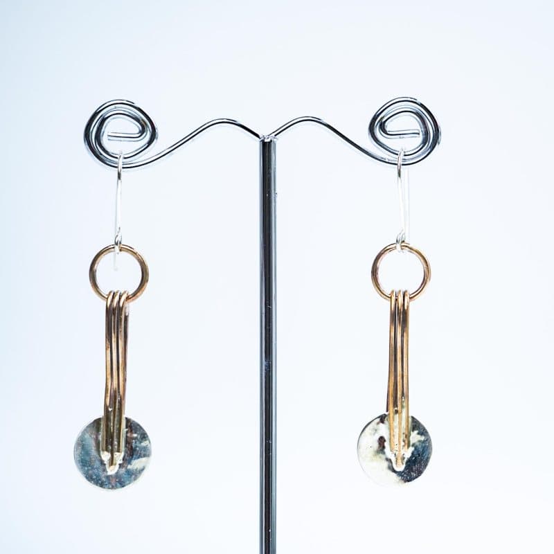 Deco I Earrings REM Jewellery Western Australian Artist