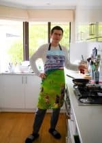 Dockers Game Apron (1) Dockers Game Apron. The Artisan Store Limited Collection. Apron printed from original painting by local artist Christine LeFaucheur.