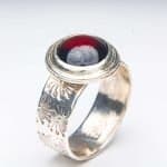 Garnet Dandelion Ring (4)