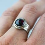 Garnet Dandelion Ring (5)