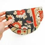 Koi Girl Black and Burnt Orange Small Bag (1) Koi Girl Black and Burnt Orange Bag