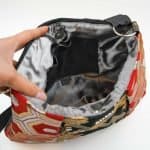 Koi Girl Red and Black Floral Medium Bag (2) Koi Girl Red and Black Floral Bag
