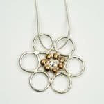 Wildflower Pendant by Rowena Mitchell Western Australian Jeweller