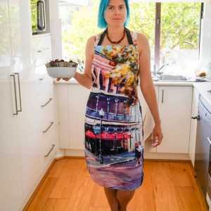 Historical High Street Fabric Apron