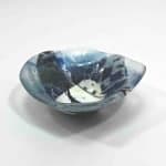 Oceanside #16 Glass Bowl by SiJu Glass.