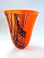 Step Out of Line 4 Silvana Ferrario (2) Step Out of Line #4 Glass Vase - gorgeous object by SiJu Glass.
