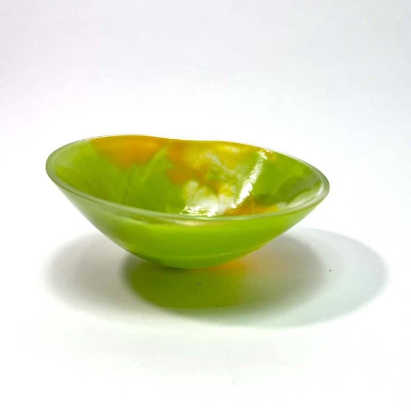 Woosh Edition #7 Glass Bowl by SiJu Glass. Western Australian Art Glass Artist
