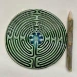 11 C Chartres green top stylus Belen Berganza Labyrinth