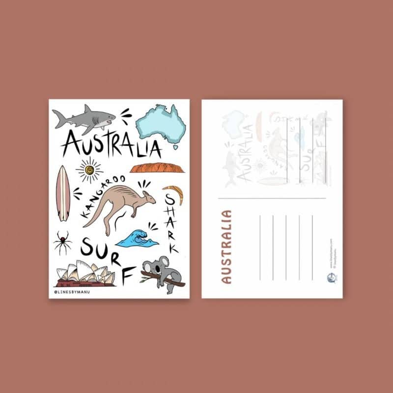 Australia postcard 1