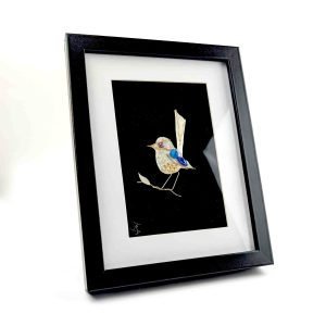 Ileana Rozitis Blue Wren Framed