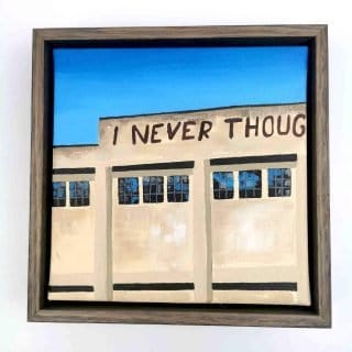 Original framed painting on canvas