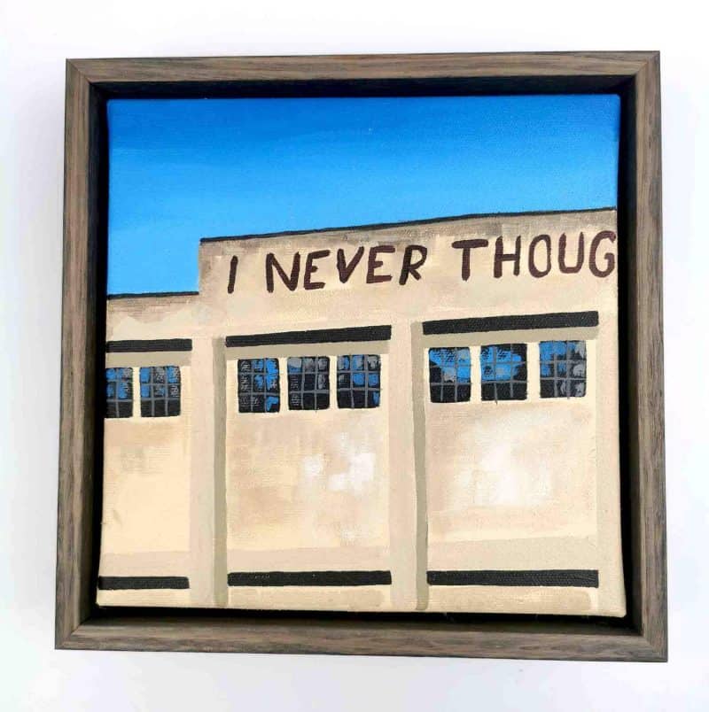 Original framed painting on canvas