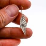 Small Leaf Design Earrings (1)