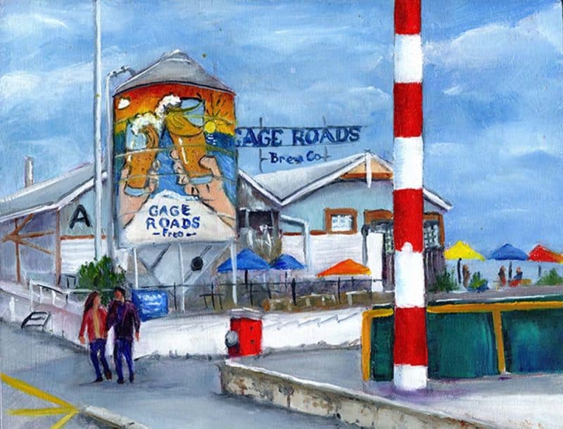 Gage Roads By Chris LeFaucheur mage of historic Gage Road by WA artist