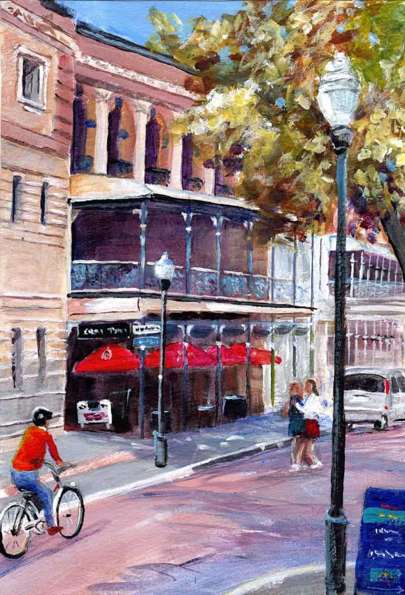 High Stree Fremantle Historical Building Local Western Australian Artist Chris LeFaucheur