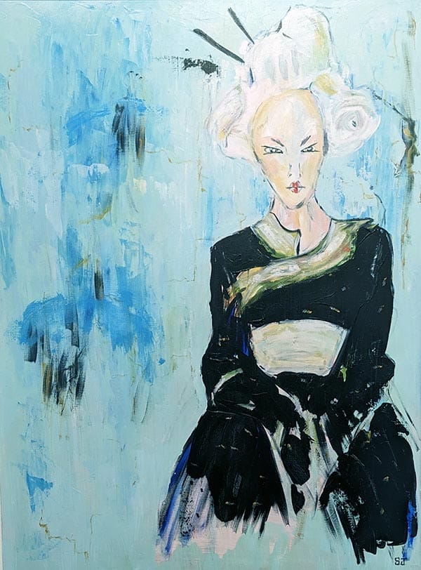 Majji Original Painting by Sue Jarrad Majji Original Painting