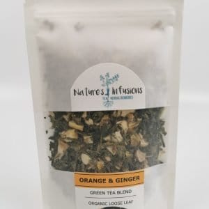 Orange and ginger tea