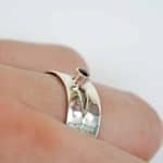 Red Flash Garnet Ring (4) REM Jewellery Fremantle Artisan