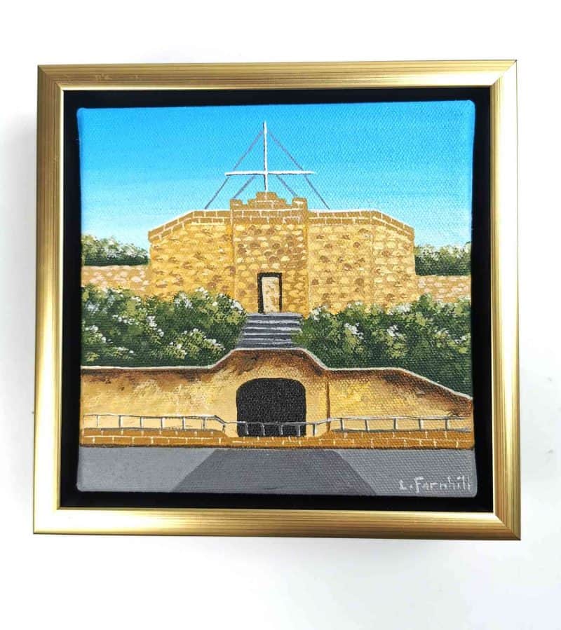 Laura Farnhill The Round House Original Painting Framed