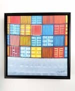 Laura Farnhill shipping containers Canvas print Laura Farnhill Perth Artist