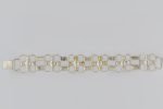 Sterling Silver and 9ct gold filled link bracelet by Rowena Mitchell Fremantle Jeweller