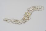 Sterling Silver and 9ct gold filled link bracelet by Rowena Mitchell Fremantle Jeweller