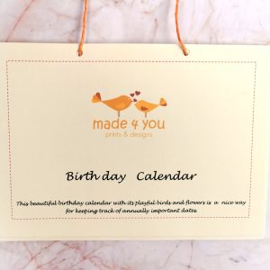 Lygia Dantas Western Australian artist, birthday calender