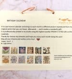Lygia Dantas Western Australian artist, birthday calender
