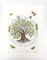 Lygia Dantas Western Australian artist, a3 print Mothers Earth