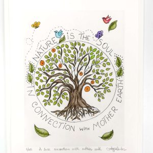 Lygia Dantas Western Australian artist, a3 print Mothers Earth