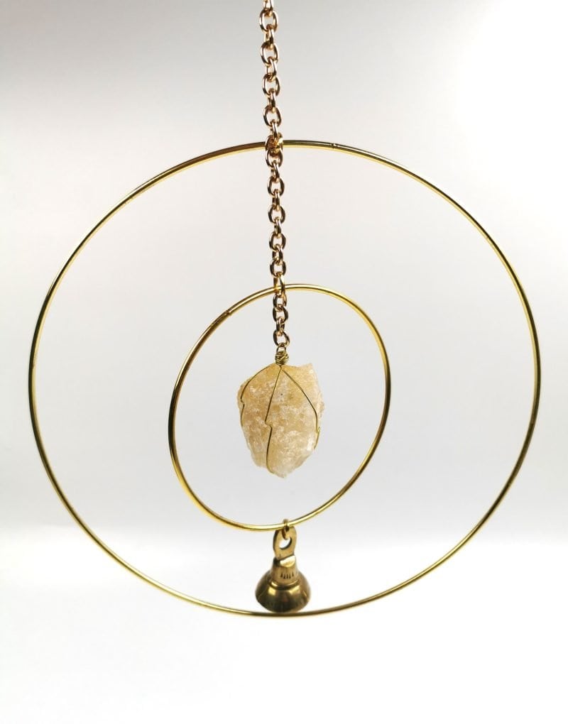 Silver Tree Design citrine Bell Wind Chimes. 01 jpg Helen Gray