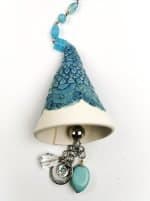 Western Australian artist Helen Gray Silver Tree Design ceramic Wind chimes