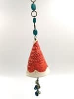 Western Australian artist Helen Gray Silver Tree Design ceramic Wind chimes