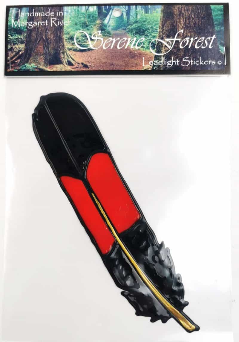 male red tailed black cockatoo Serene Forest Serene Forest leadlight stickers .