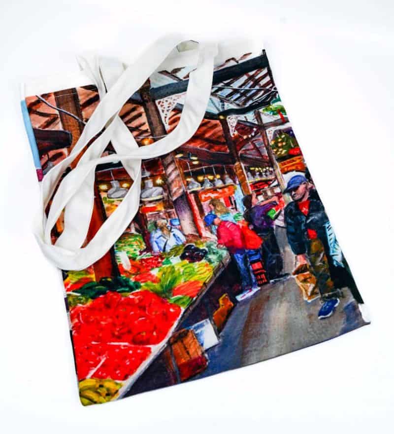 Fremantle market tote bag local artist