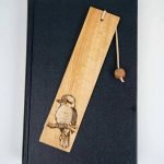 Dallas bookmark Kookaburra timber bookmark WA artist Dallas Pegrum kookaburra