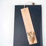 Dallas bookmark koala timber bookmark WA artist Dallas Pegrum koala