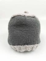 Jo Barrie baby hats grey Jo Barrie hand knitted cashmere baby hats