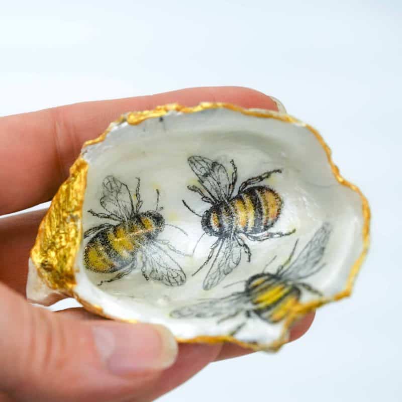 Annette Line-Ellis. Decoupage Oysters.